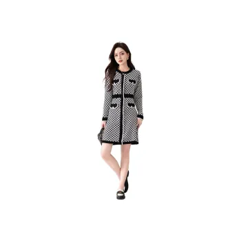 FAWENXIANGZI Long Sleeved Dress Women's