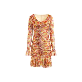 GUESS Long-Sleeved Dresses Women's Yellow