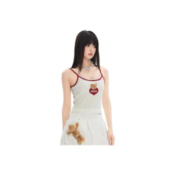 LALABOBO Tank Tops Women's Ecru
