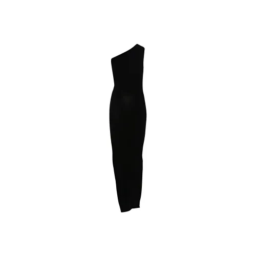 RICK OWENS Asymmetric Midi Dress
