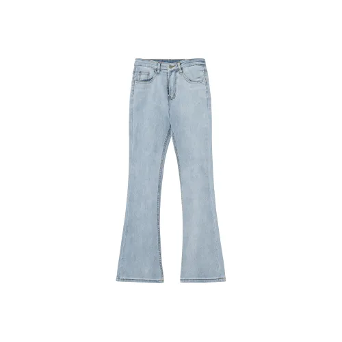 QYPRF Jeans Women's Light Blue