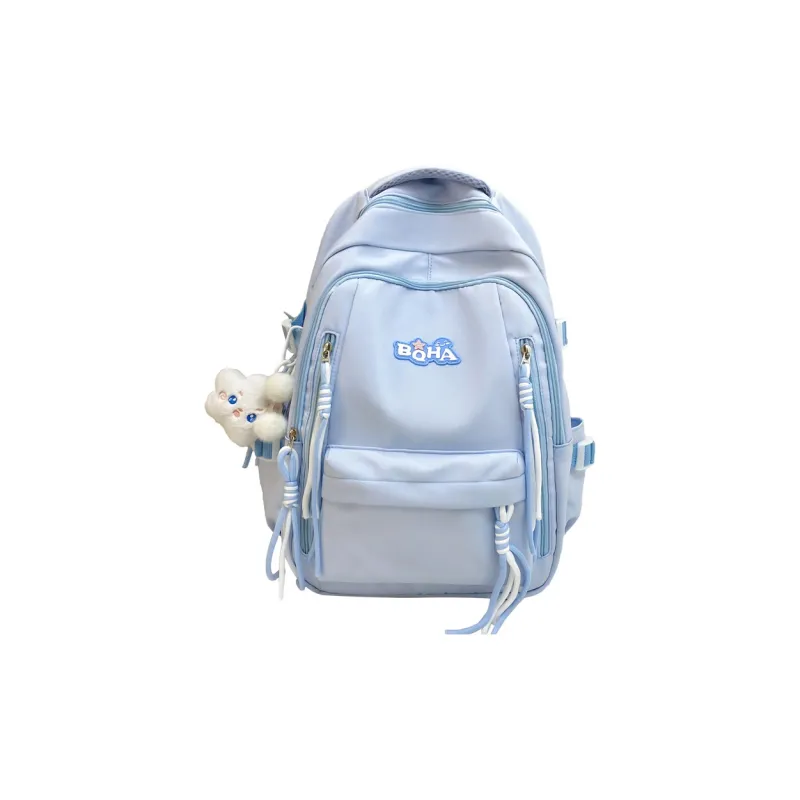 Yalu Nylon Backpack Unisex Multicolor-17