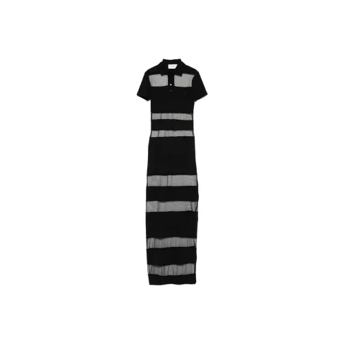 COPERNI Striped Sheer Polo Dress