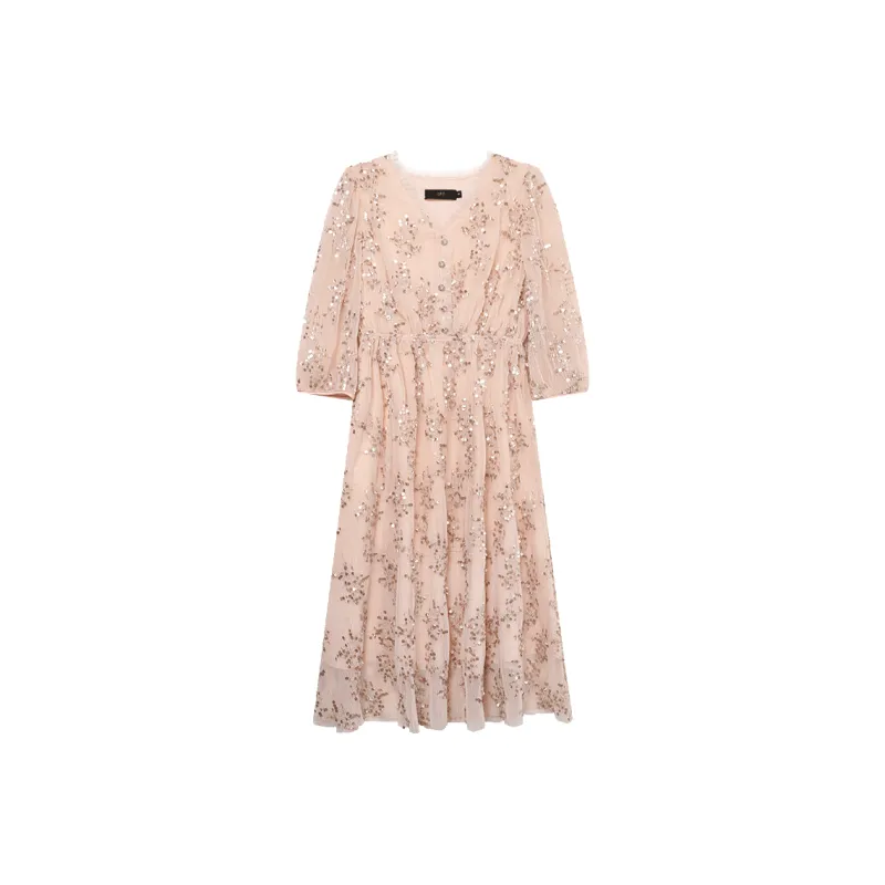 LOUISY AO Short Sleeved Dress Women's Pink-0