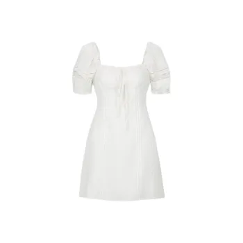 URBAN REVIVO Boho Style Short Sleeved Dress Women's