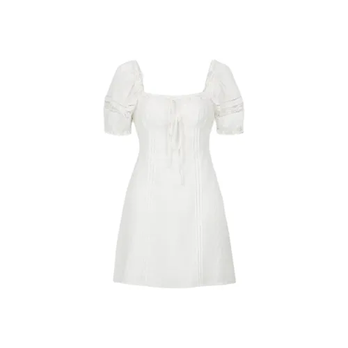 URBAN REVIVO Boho Style Short Sleeved Dress Women's