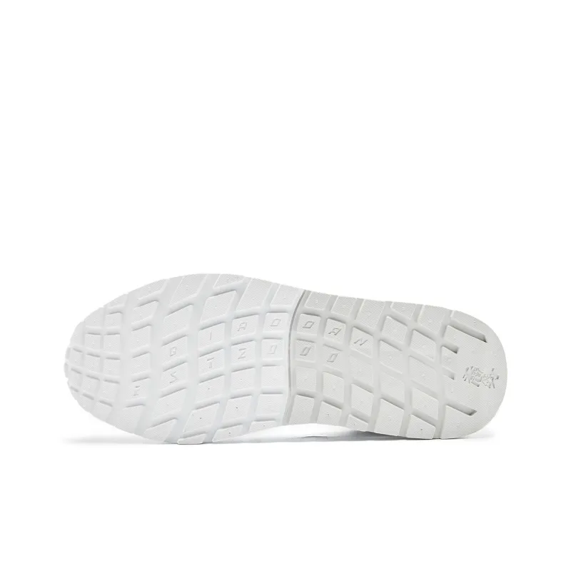 QIAODAN Anti Slip Wear Resistant Low Top Casual Shoes Men's Jordan White Light Gray-4