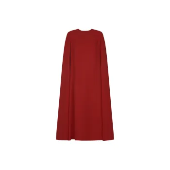 Valentino Long-Sleeved Dresses Women's Red