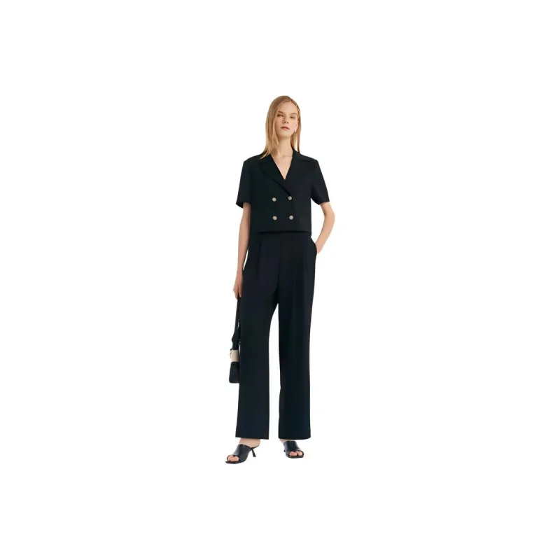 GOELIA Casual Suit Women's Black-0