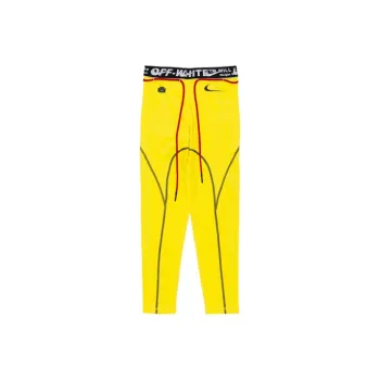 Nike Women's X Off White Pro Tights 'Opti Yellow'