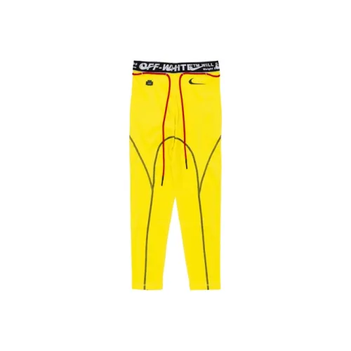 Nike Women's X Off White Pro Tights 'Opti Yellow'