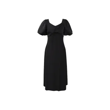 THE SEA LIFE Short Sleeved Dress Women's Black Mage