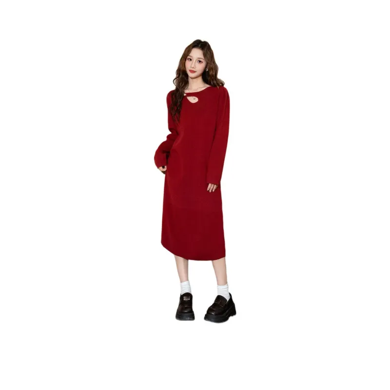 Tonlion Long Sleeved Dresses Women's-2