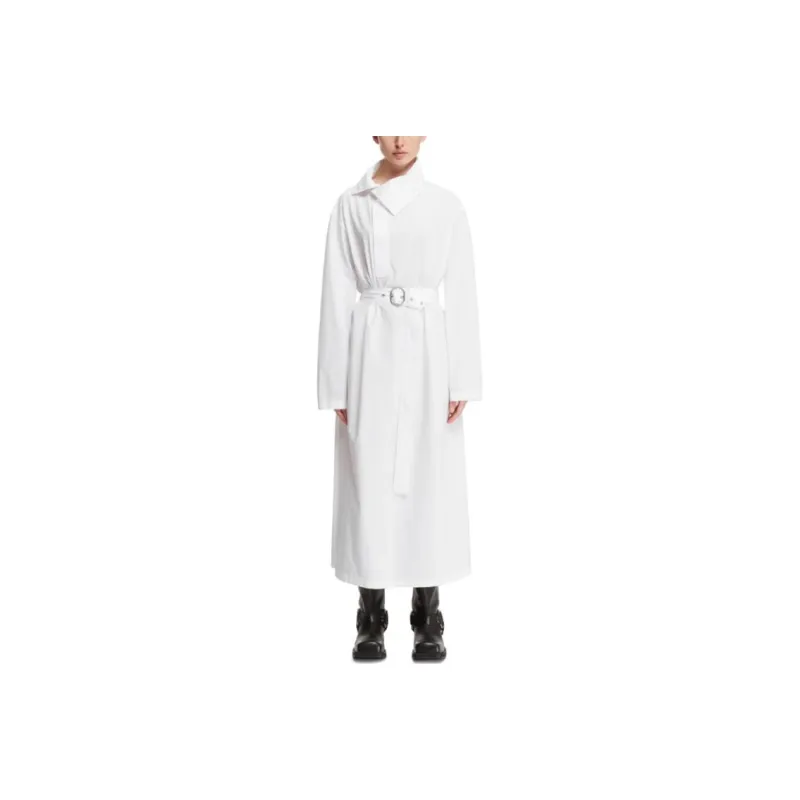 JIL SANDER Long-Sleeved Dresses Women's White-0