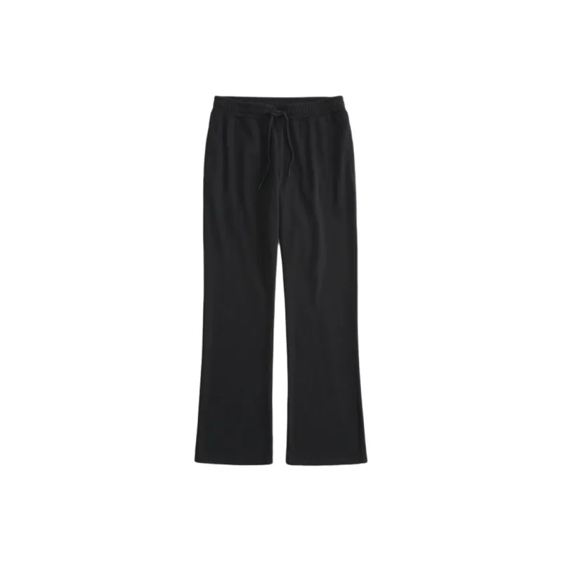 Hollister Knitted Sports Pants Women's Black-0