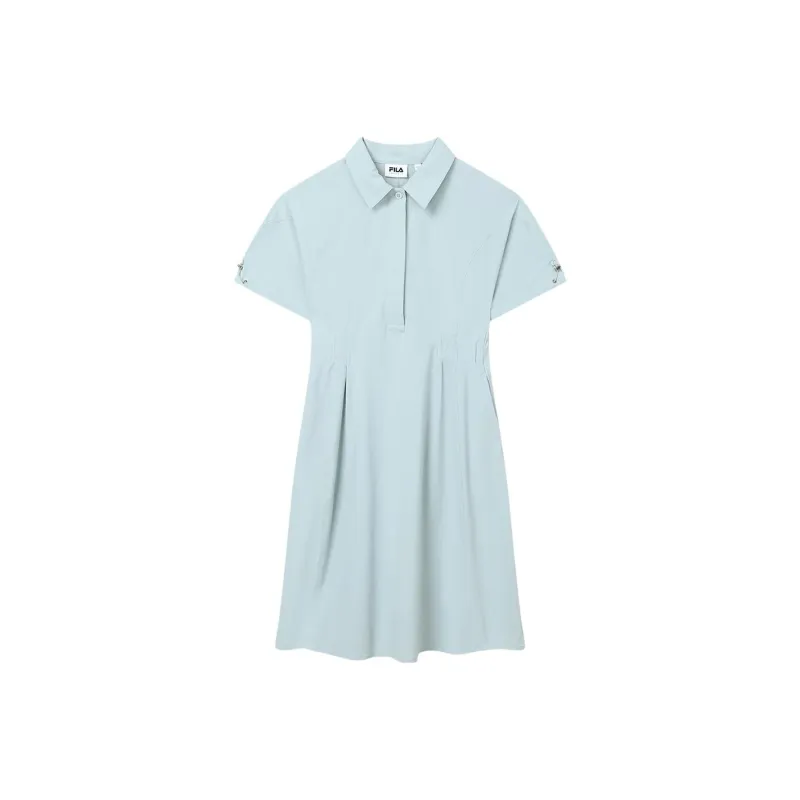 FILA Short Sleeved Dress Women's Dream Awakening Green-0