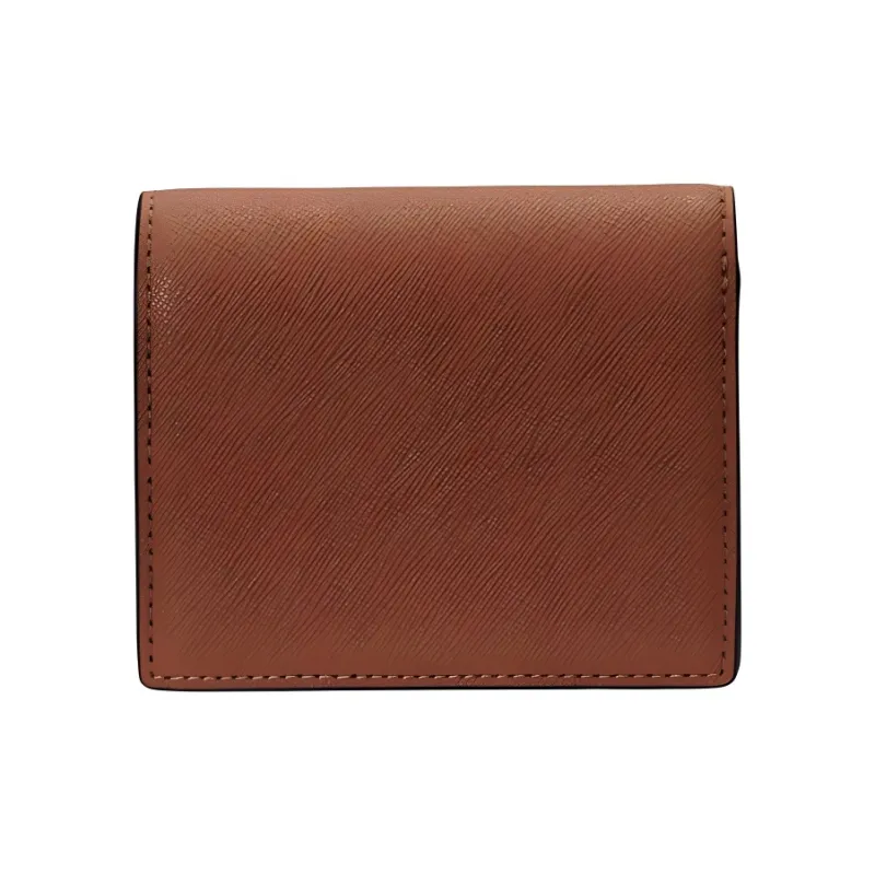 LAUREN RALPH LAUREN Leather Wallet Trumpets Women's Brown-2
