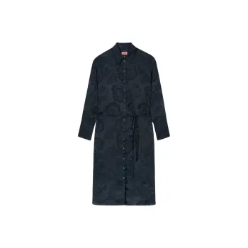 KENZO Peonies Midi Shirt Dress