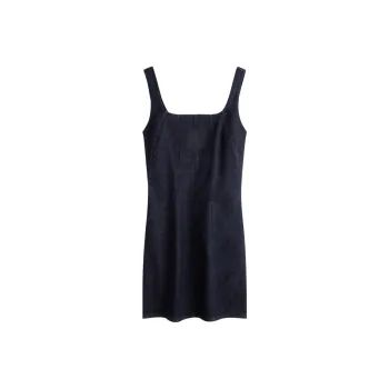 CALVIN KLEIN Denim Series Slip Dress Women's Denim Blue Black