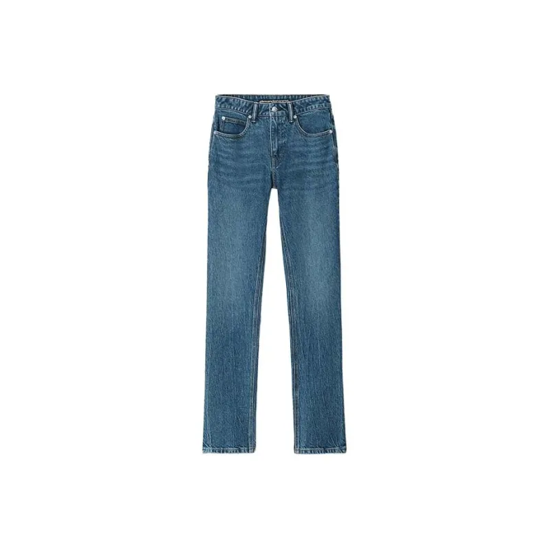 Alexander Wang High rise Straight leg Jeans-0