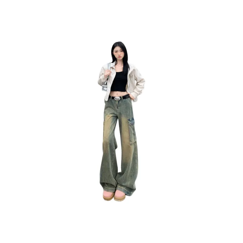 OROI Cargo Pants Women's Vintage Blue-6