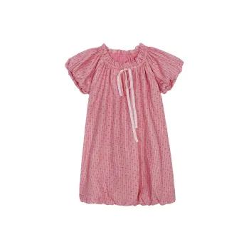 PZGE Short Sleeved Dresses Women's Pink