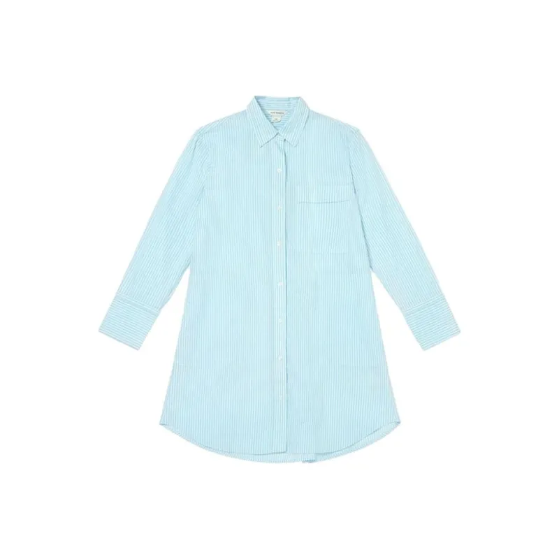 CLUB MONACO Long-Sleeved Dresses Women's Blue-0