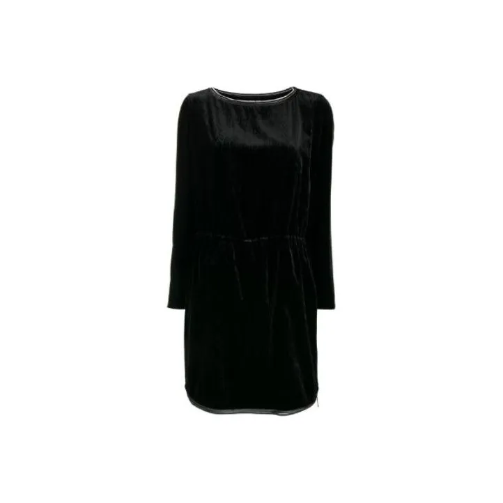 GIORGIO ARMANI Long-Sleeved Dresses Women's Black-0