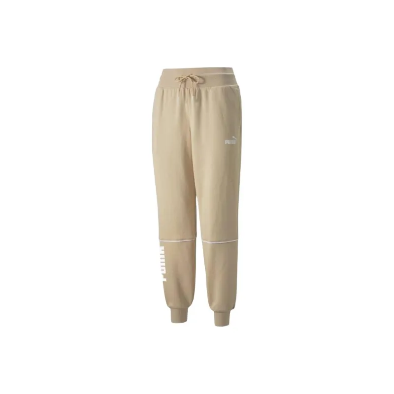 PUMA Knitted Sweatpants Women's Beige-0