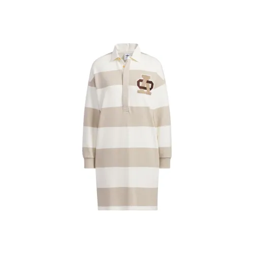 Adidas Originals Long Sleeved Dresses Women's Light Umber
