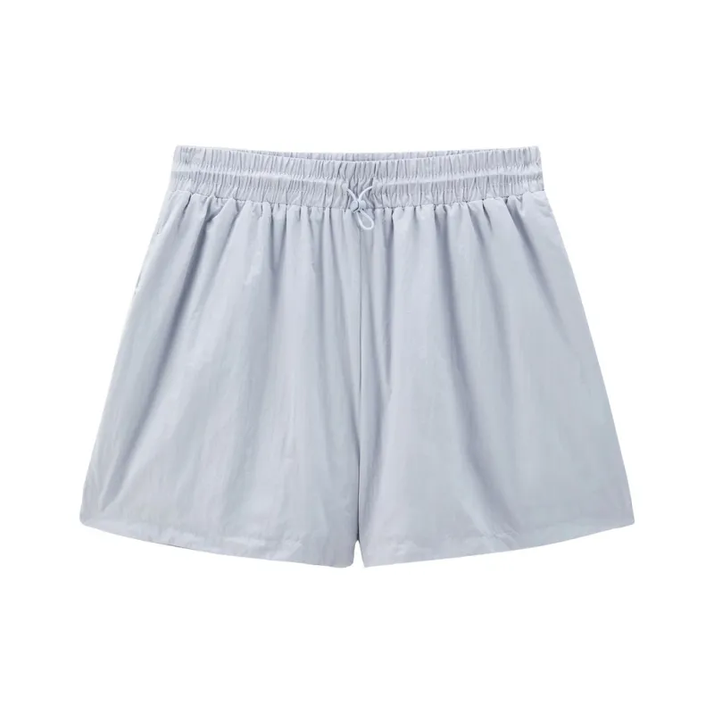 LEDIN Casual Shorts Women's Aqua Blue-0