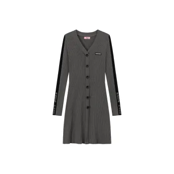 CHUU Long Sleeved Dresses Women's Gray