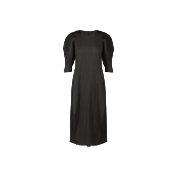 PLEATS PLEASE ISSEY MIYAKE FW24 Long-Sleeved Dresses Women's Black