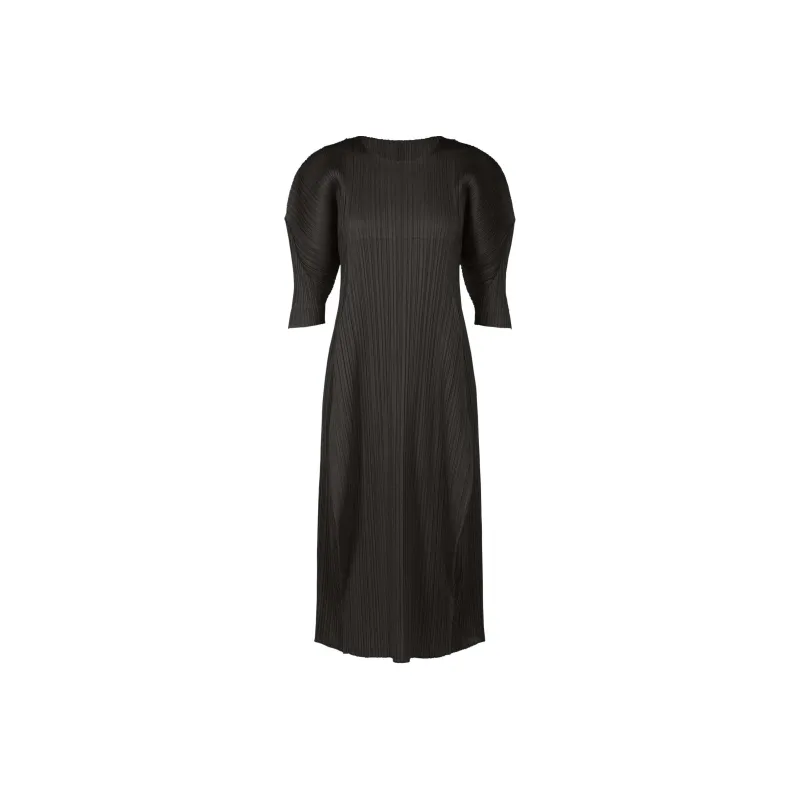 PLEATS PLEASE ISSEY MIYAKE FW24 Long-Sleeved Dresses Women's Black-0