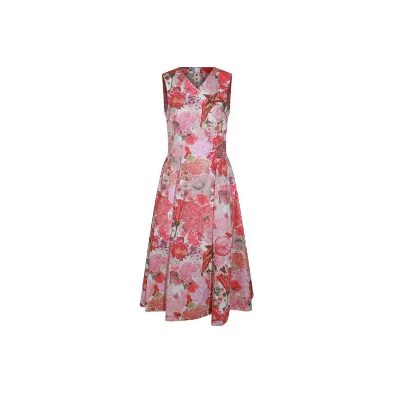 MARNI Allover Floral Printed Sleeveless Dress-0
