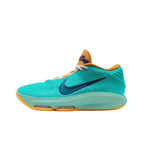 Nike GT Hustle 3 Anti Slip Wear Resistant Mid Top Basketball Shoes Men's Blue