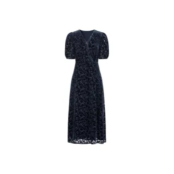 JZ. ANNAKRO Short Sleeved Dress Women's Dark Blue