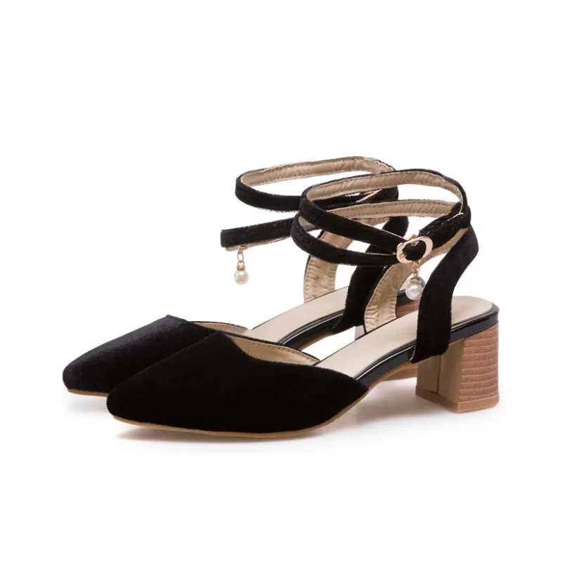 TADSW Chunky Heel High Heels Women's-7