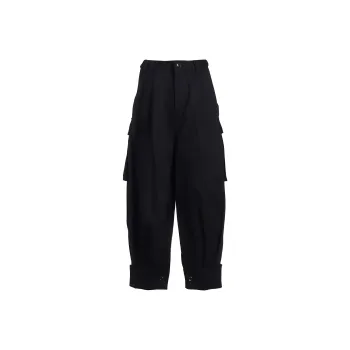 Yohji Yamamoto Cargo Pants Women's Black