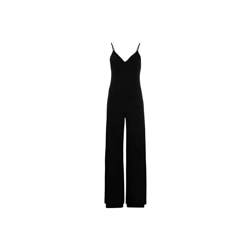 NORMA KAMALI Plunging V neck Jumpsuit-0