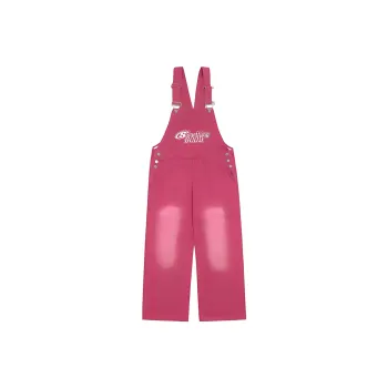 Spicy Gals Overalls Unisex Rose Red
