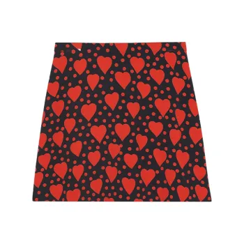 SAINT LAURENT Casual Short Skirts Women's Red