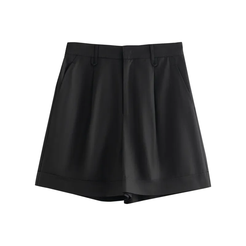 Initial Language Casual Shorts Women's-6