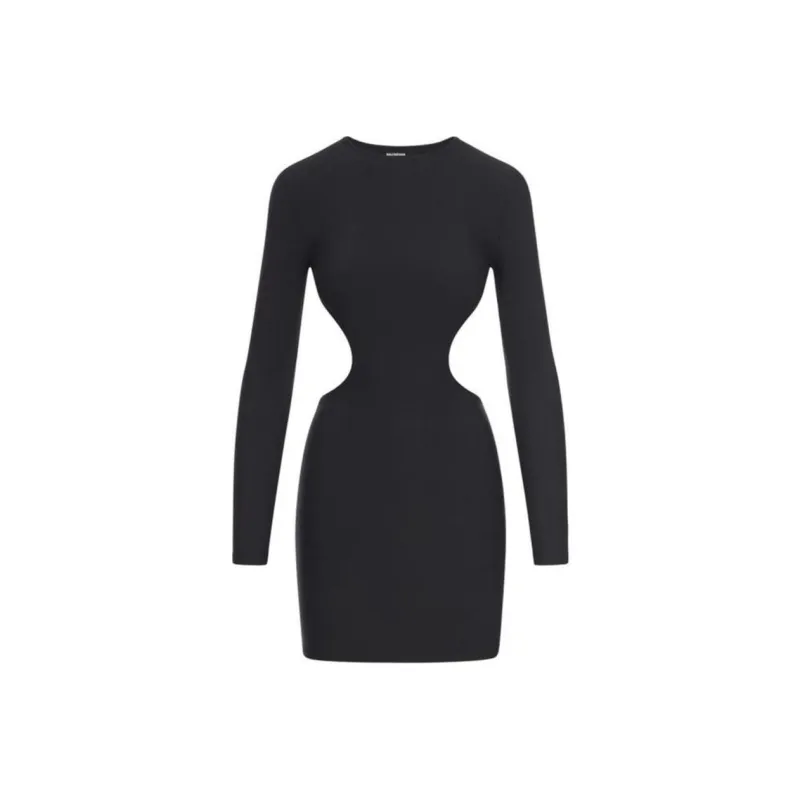 Balenciaga Cut Out Open Back Mini Dress-0