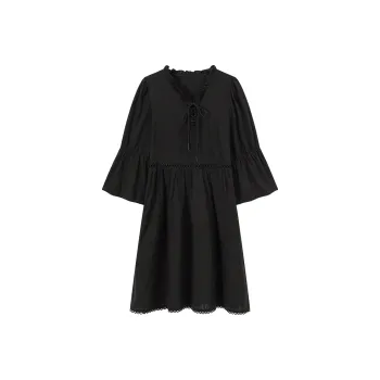 CHUU Long-Sleeved Dresses Women's Black