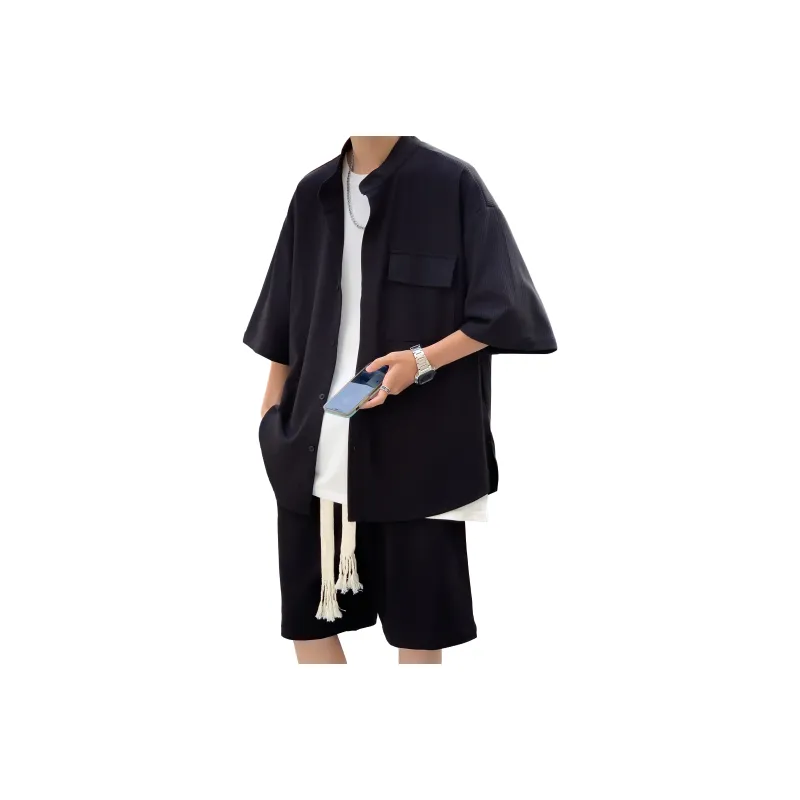 ZWWWZ Shirt Matching Set Unisex-12