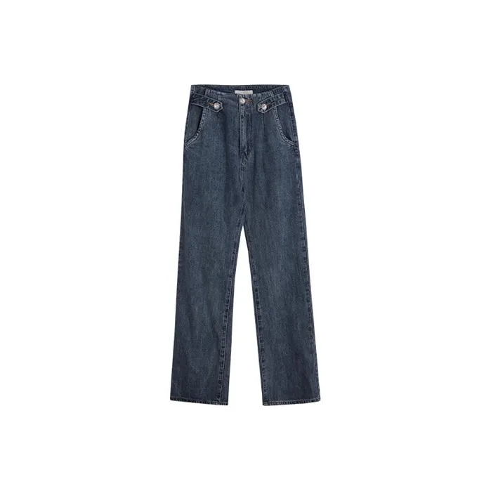 Olrain Jeans Women's Denim Blue-0