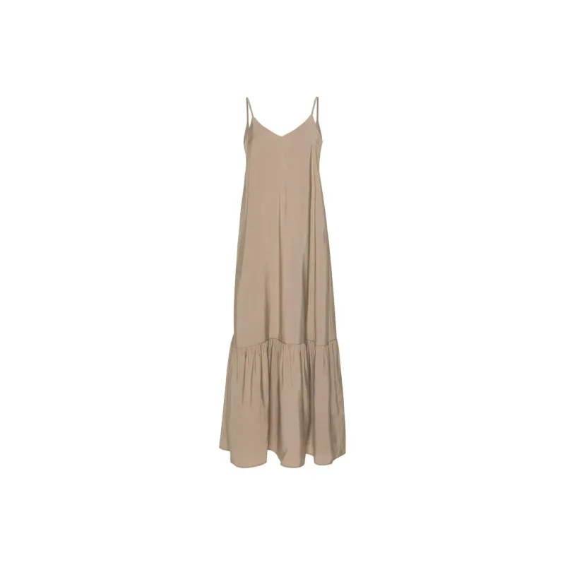 PESERICO Slip Dresses Women's Beige-0