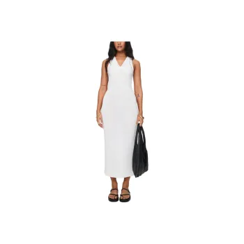 PRINCESS POLLY NYMAN MAXI DRESS Sleeveless Dress Women's WHITE/White