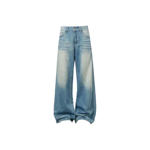 Aaisup Jeans Women's Light Blue